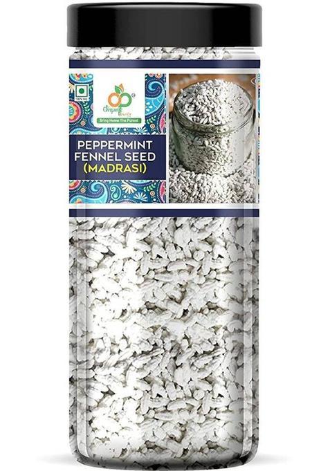 Organic Purify Madrasi Mukhwas Peppermint Fennel Seeds Jar Pack 700G Pepermint Mouth Freshener&nbsp;&nbsp;(700 G)