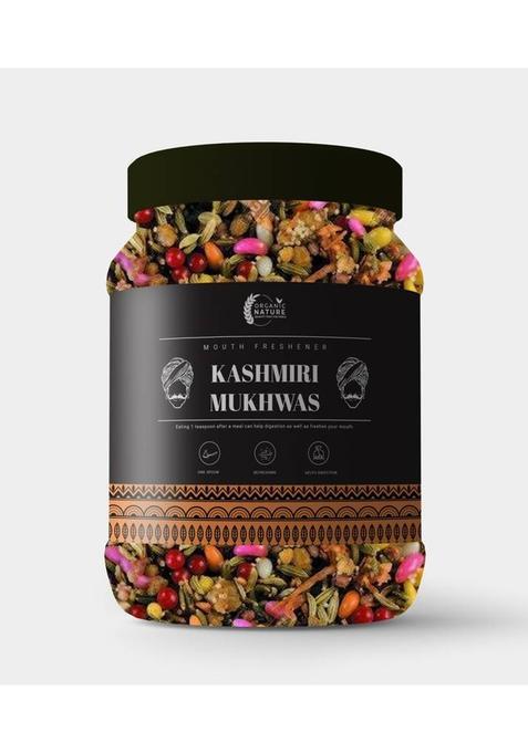 Organic Nature Kashmiri Mukhwas 150 Gms Mouth Freshener [Jar Pack] Kashmiri Mouth Freshener&nbsp;&nbsp;(150 G)