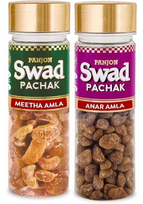 Panjon Swad Hing Peda & Khatta Meetha Khajoor Pachak Hing Peda & Khatta Meetha Khajoor Pachak Mouth Freshener&nbsp;&nbsp;(2 X 125 G)