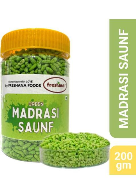 Freshana Green Madrasi Peppermint Saunf Mukhwas Pure And Premium Mouth Freshener Mint Mouth Freshener (2 X 200 G)