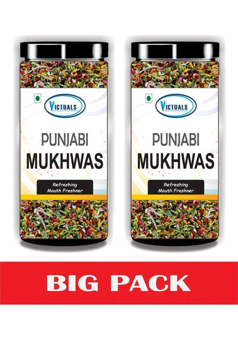 Victuals Punjabi Mukhwas| Sweet Mouth Freshner Peppermint Mouth Freshener (2 X 0.5 Kg)