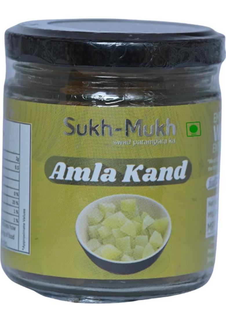 Sukhmukh Mukhwas Amla Kand | Healthy Digestive Candy | Natural Amla Sweet Chunks Jar Amla Kand Mouth Freshener (100 G)