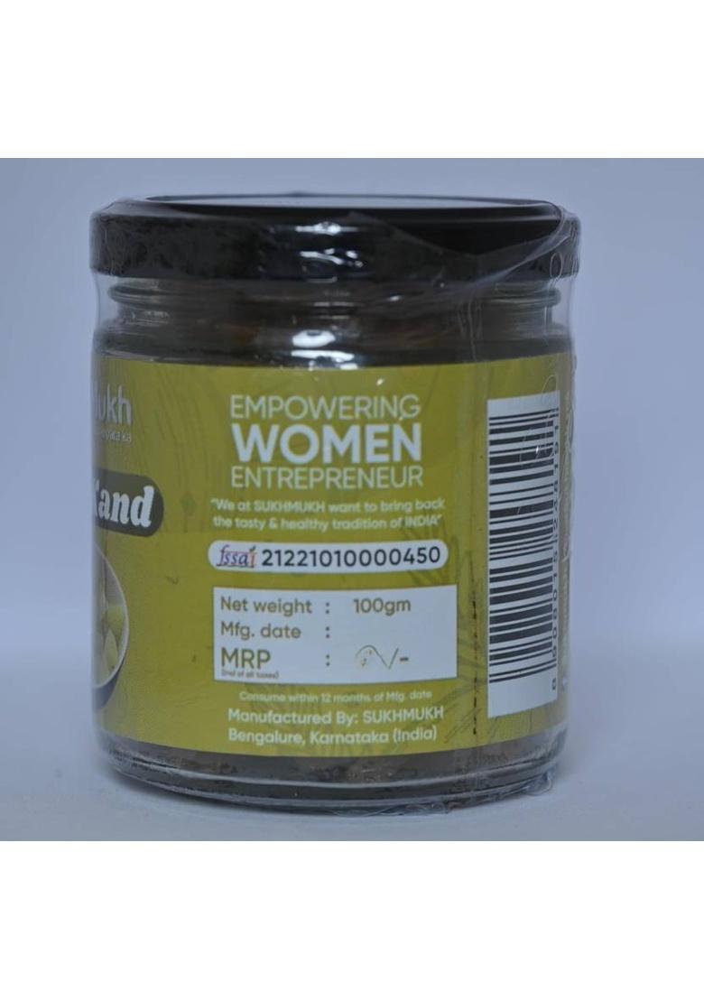 Sukhmukh Mukhwas Amla Kand | Healthy Digestive Candy | Natural Amla Sweet Chunks Jar Amla Kand Mouth Freshener (100 G)