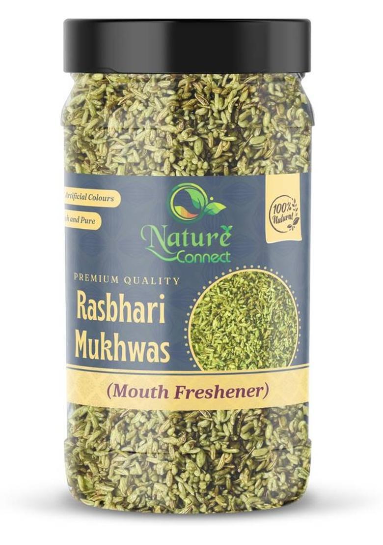 Nature Connect Rashbhari Mukhwas Home Made |Mouth Freshener|Digestive, After-Meal Mint Mouth Freshener (800 G)