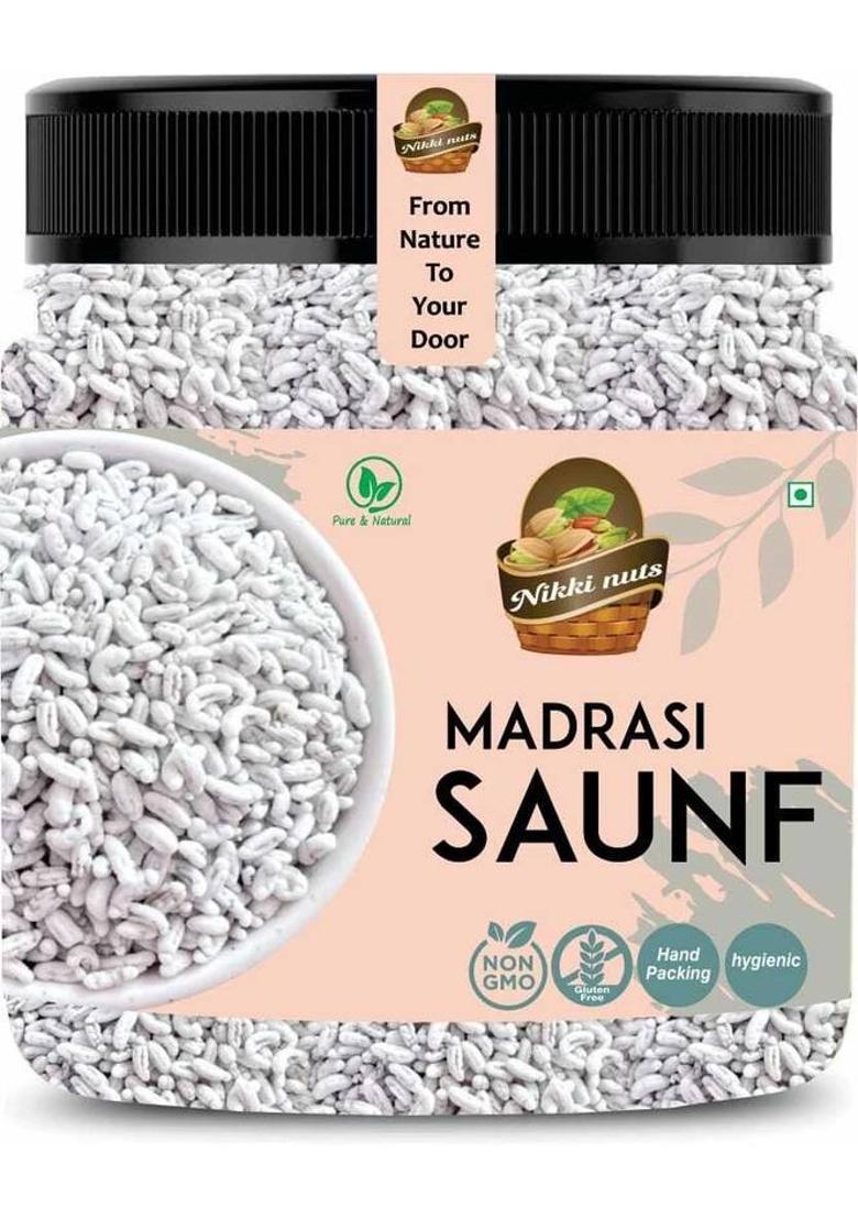 Nikki Madrasi Saunf Pure And Premium Mukhwas Mouth Pure Madrasi Saunf Mouth Freshener (250 G)