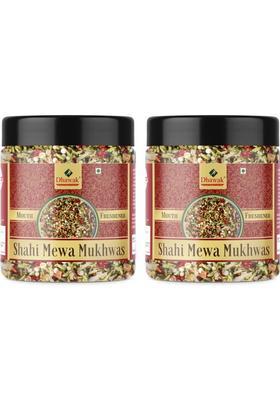 Dhawak Shahi Mewa Mukhwas Home Made Garden Mouth Freshener|Digestive After-Meal Mukhwas Mint Mouth Freshener&nbsp;&nbsp;(2 X 350 G)