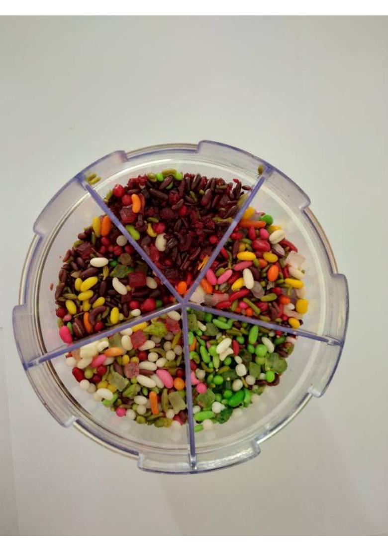 Feed Fresh 5 In 1 Premium Mouthfreshner Bambaiya Mukhwas, Shahi Gulab, Garden Mukhwas, Shahi Mewa, Punjabi Mukhwas Mouth Freshener (300 G)