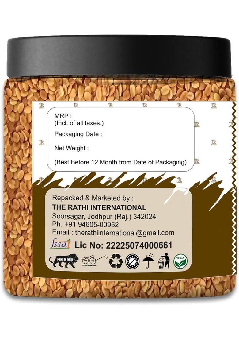 The Rathi Dhaniya Dal | Roasted Split Coriander Seeds Dhana Daal For Mukhwas Coriander Mouth Freshener (250 G)