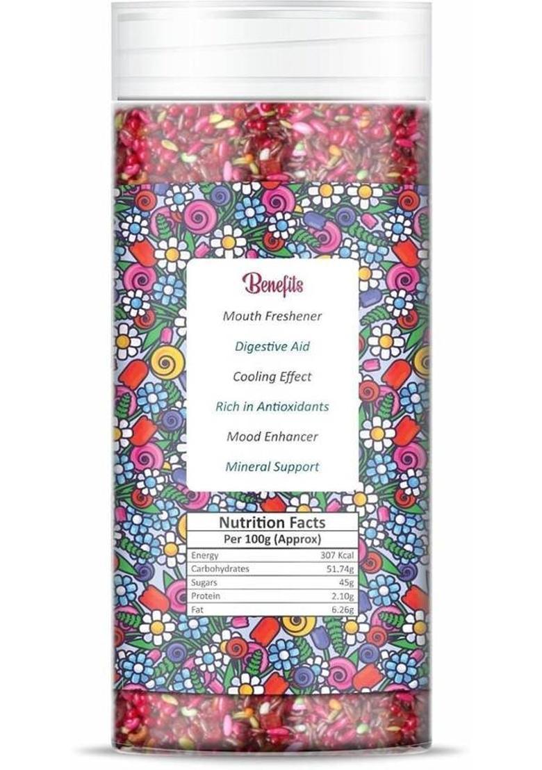 Nature Vit Gulab Mukhwas 400G – Sweet Rose Petal Mouth Freshener Paan, Mint, Gulab Mukhwas Mouth Freshener (2 X 200 G)