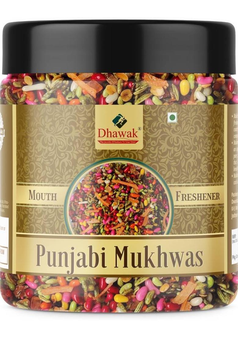 Dhawak Punjabi Mukhwas Home Made Punjabi Mouth Freshner|Digestive, After-Meal,Mukhwas Sweet Mouth Freshener (350 G)