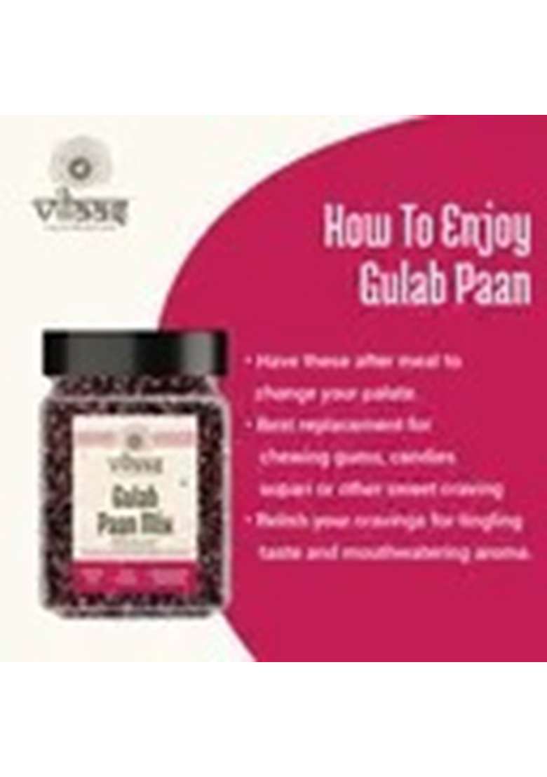 Vilaas Gulab Paan Mukhwas – Sweet & Refreshing Paan Mix For After Meal Freshness Gulaab Mouth Freshener&nbsp;&nbsp;(300 G) - Indya