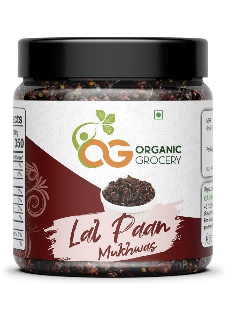 Organic Grocery Paan Mukhwas Mouth Freshner Calcutta Laal Paan 250 G Paan Mouth Freshener (250 G)