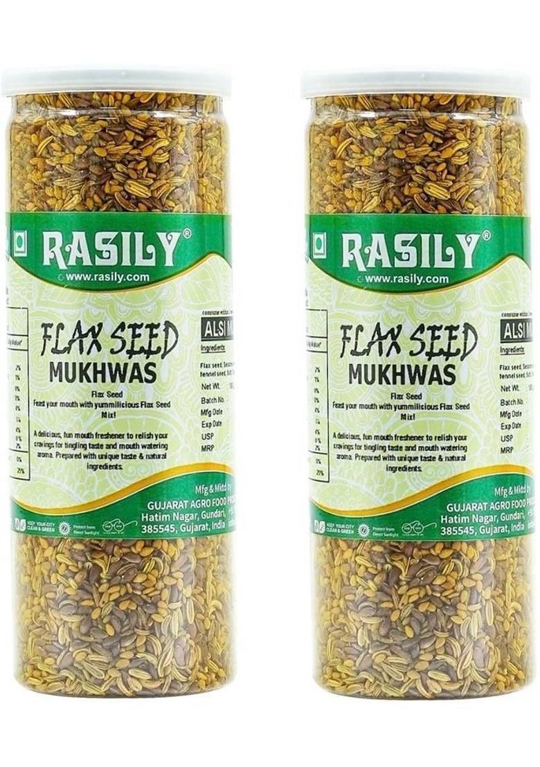 Rasily Flax Seed Mukhwas 160Gm (Pack Of 2) Flax Seed Mouth Freshener (2 X 160 G)