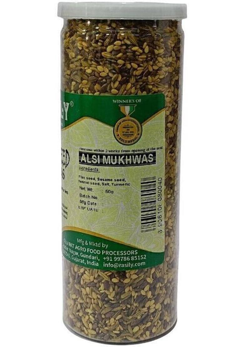 Rasily Flax Seed Mukhwas 160Gm (Pack Of 2) Flax Seed Mouth Freshener (2 X 160 G)