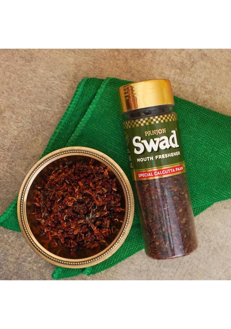 Swad Calcutta Paan Mukhwas Mouth Freshener (100% Natural & Digestive), 2 Bottles, 200G Mouth Freshener Mouth Freshener (2 X 100 G)
