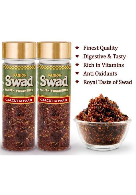 Swad Calcutta Paan Mukhwas Mouth Freshener (100% Natural & Digestive), 2 Bottles, 200G Mouth Freshener Mouth Freshener  (2 X 100 G)
