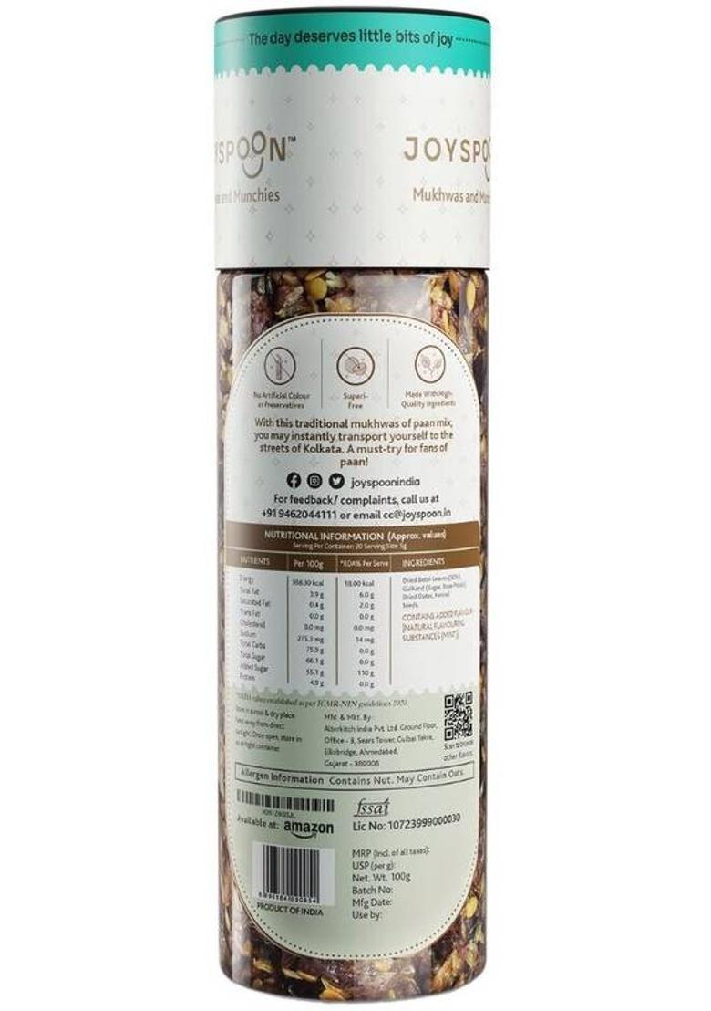 Joyspoon Traditional Calcutta Meetha Paan Mukhwas Calcutta Meetha Paan Mouth Freshener (200 G)