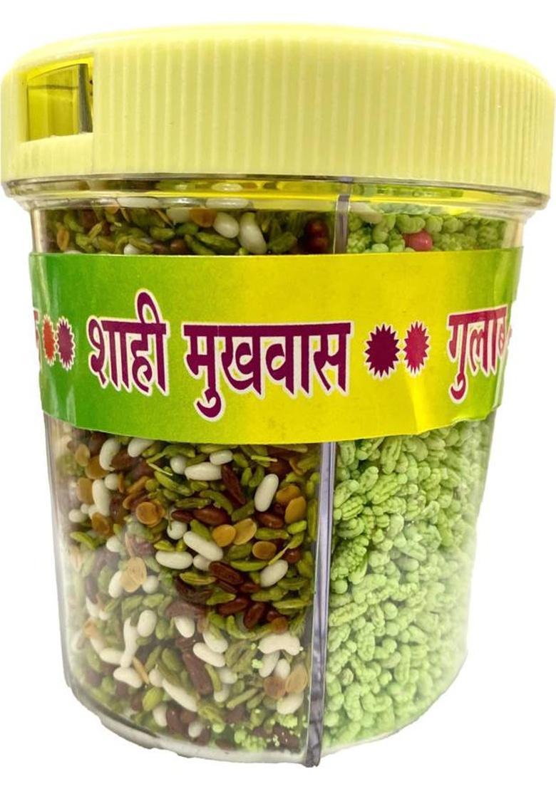 Veganic 5 In 1 Mouth Freshner Green Saunf, Mint Saunf, Shahi , Chandan Mukhwas, Roasted Fennel Seeds | Digestive After Meal Freshener Mint Mouth Freshener Mint Mouth Freshener (300 G)