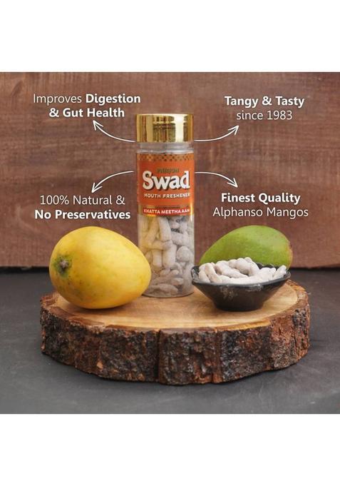 Panjon Swad Pachak Khatta Mitha Aam & Mukhwas Dry Banarasi Paan,2 Bottles Mouth Freshener (2 X 115 G)