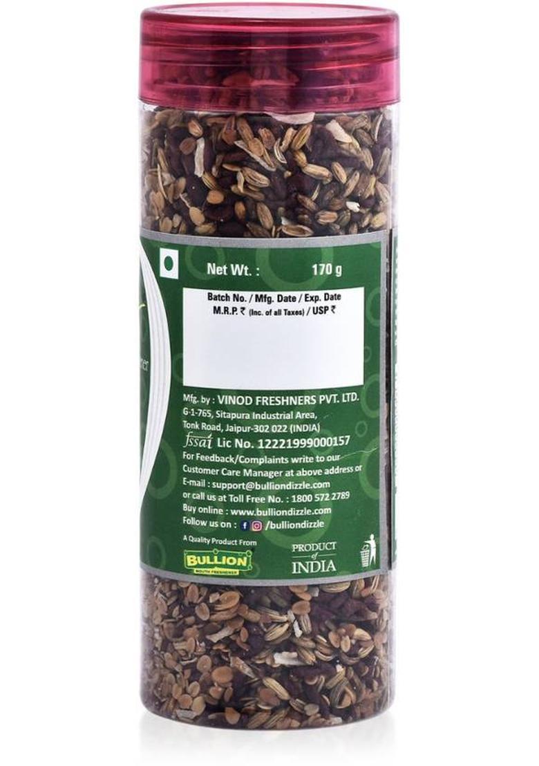 Dizzle Digestive Mukhwas Combo – Roasted Herbs For Fresh Breath Mint, Tangy, Refreshing, Cooling, Natural Mouth Freshener (2 X 170 G)
