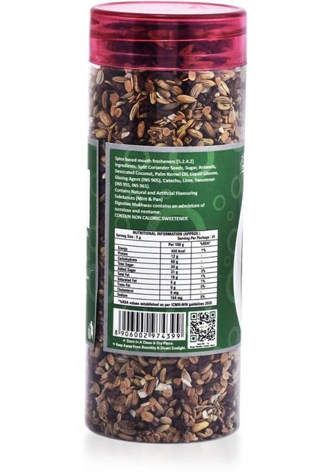 Dizzle Digestive Mukhwas Combo – Roasted Herbs For Fresh Breath Mint, Tangy, Refreshing, Cooling, Natural Mouth Freshener (2 X 170 G)