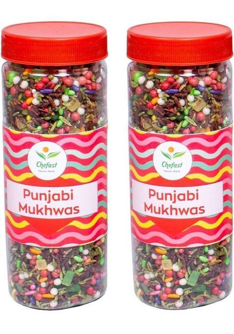 Chefast Punjabi Mukhwas [ Digestive, After-Meal Snack] Pack Of 2 Sweet Mouth Freshener (2 X 230 G)