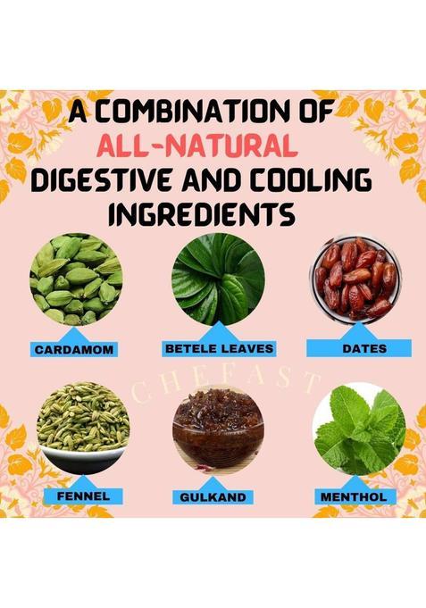 Chefast Punjabi Mukhwas [ Digestive, After-Meal Snack] Pack Of 2 Sweet Mouth Freshener (2 X 230 G)