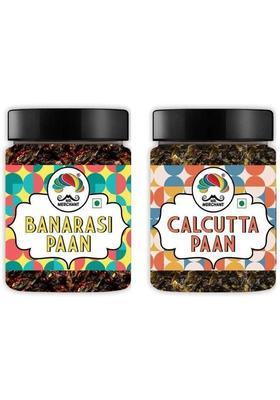 Mr. Merchant Paan Combo (Banarasi Meetha Paan & Calcutta Meetha Paan) Pan Mukhwas Mix Sweet Mouth Freshener&nbsp;&nbsp;(2 X 300 G)