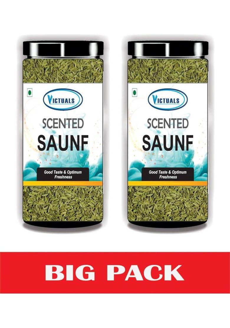Victuals Saunf (Fennel Seeds) Premium Quality | Saunf | Mukhwas | Mouth Freshner Sweet Mouth Freshener Mouth Freshener (2 X 0.5 Kg)