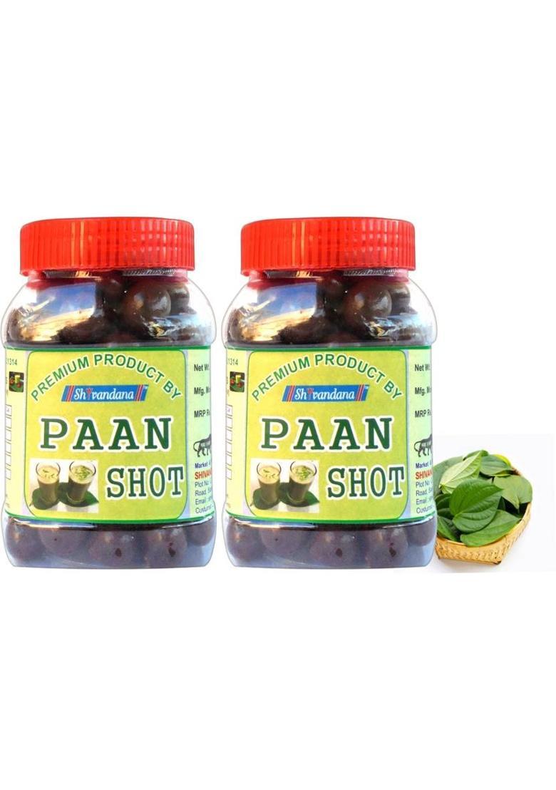 Shivandana Natural Paan Shots (Instant Paan, Mouth Freshener, Mukhwas) Paan Mouth Freshener (2 X 300 G)