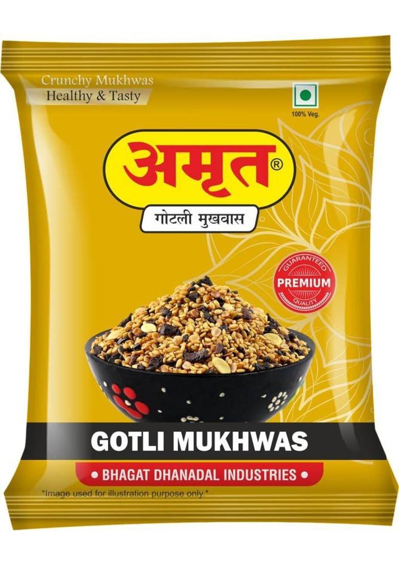 Amrut Roasted Saunf & Gotli Mukhwas Traditional Indian Mouth Freshener Combo Mouth Freshener (4 X 200 G)