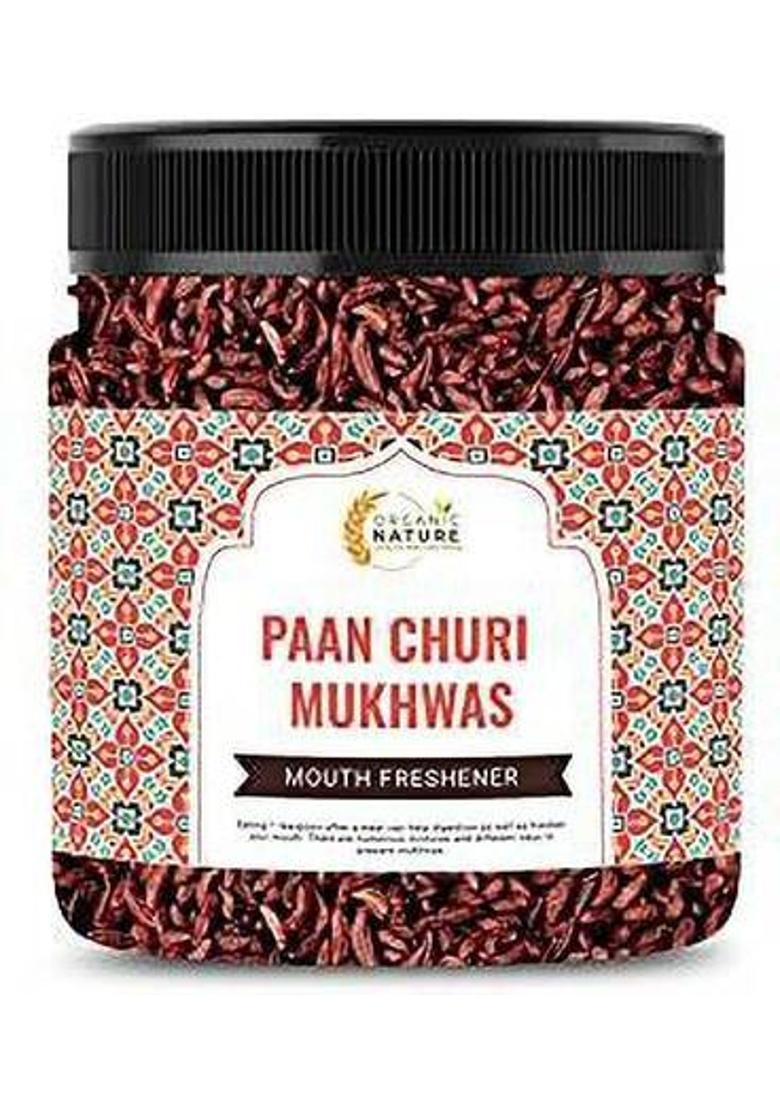 Organic Nature Homemade Paan Churi Mukhwas 250G Mouth Freshener (Jar Pack) Mukhwas Mouth Freshener (250 G)