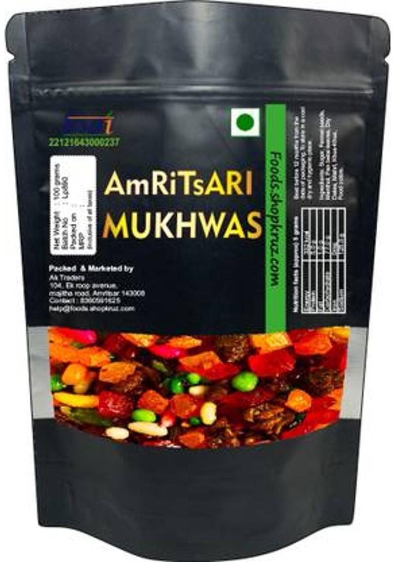 Foods.Shopkruz Amritsari Mukhwas, Mouth Freshener, Digestive, After-Meal Snack Mukhwas Mouth Freshener (100 G)