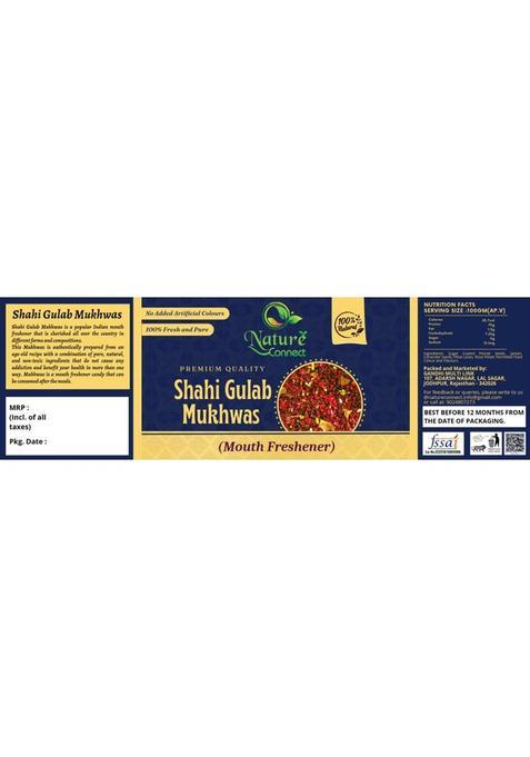 Nature Connect Shahi Gulab Mukhwas Home Made |Mouth Freshener|Digestive, After-Meal Mint Mouth Freshener (2 X 350 G)
