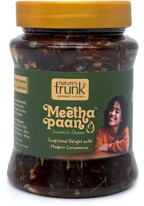 Nature'S Trunk Meetha Paan, Blend With Rose Petals, Mishri And Betel Leaves Paan Mouth Freshener  (350 G)