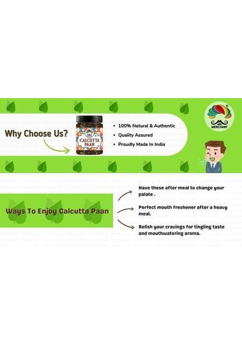 Mr. Merchant Calcutta Meetha Paan Mukhwas [Mouth Freshener, Digestive, After-Meal Snack] Sweet Mouth Freshener (300 G)