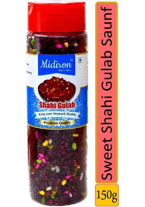 Midiron Sweet Shahi Gulab Saunf, 150 Gm Gulab Mouth Freshener&nbsp;&nbsp;(150 G)