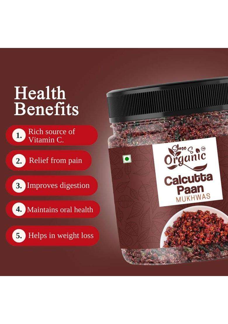 Shree S Organic Calcutta Paan Mukhwas 1Kg | Sweet & Flavorful | Refreshing Digestive Paan Mouth Freshener&nbsp;&nbsp;(1000 G) - Indya