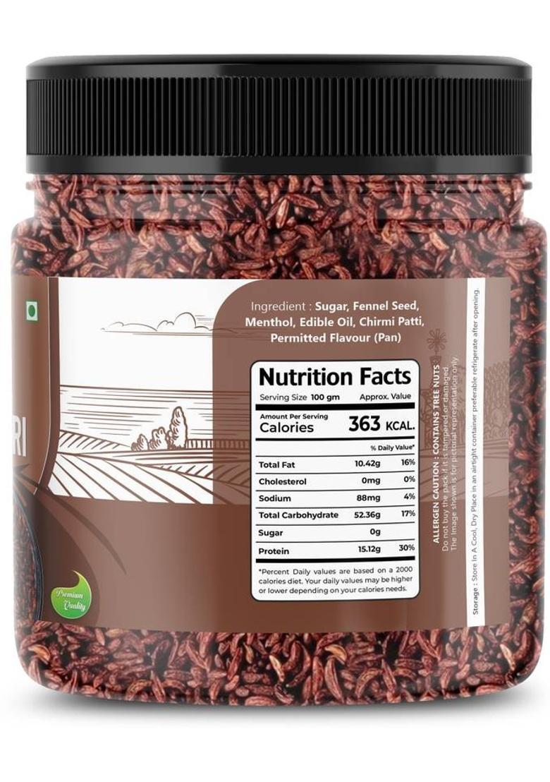 Flavour Mosaic Brown Pan Churi Saunf | Sweet Fennel Seeds, Mukhwas Sweet Mouth Freshener (400 G)