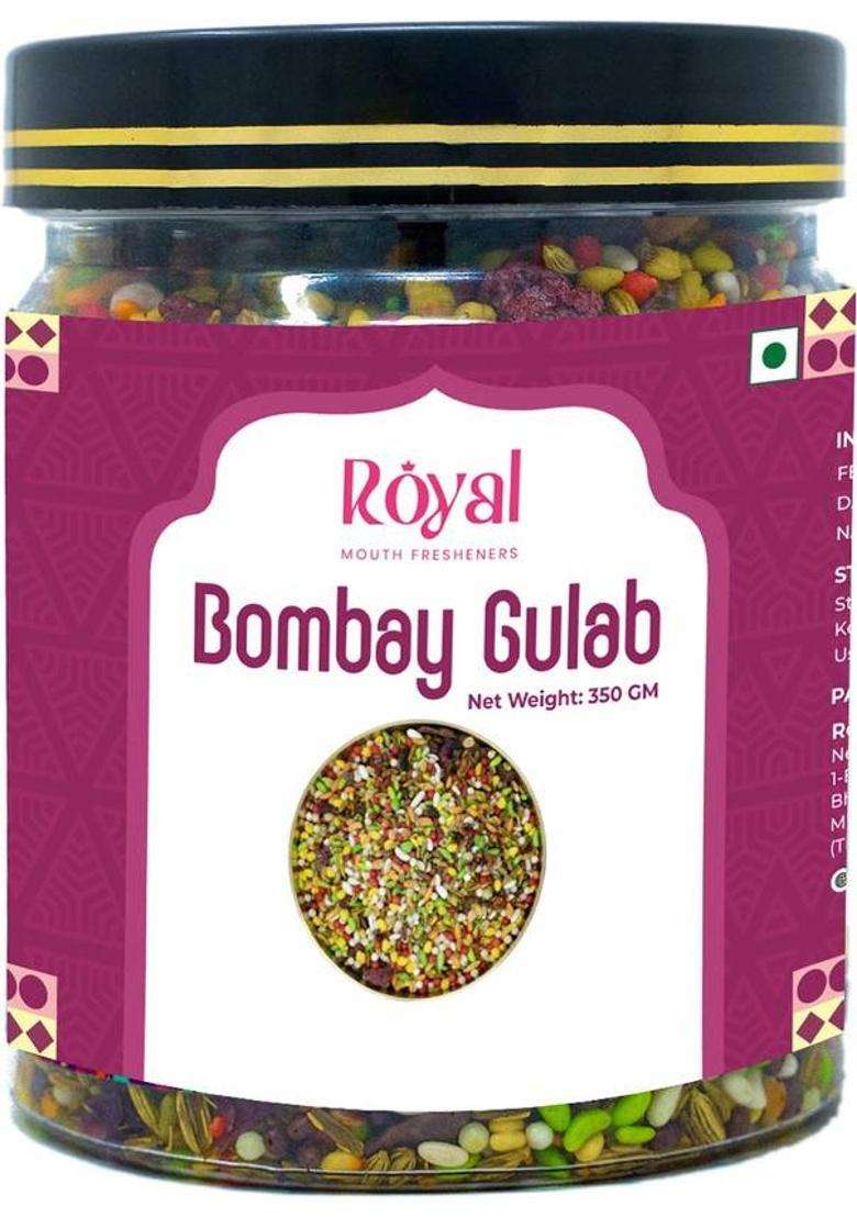 Royal Bombay Gulab Paan Mukhwas Traditional Digestive After-Meal Sweet Treat Bombay Gulab Mouth Freshener&nbsp;&nbsp;(350 G) - Indya