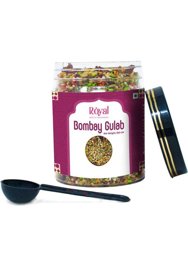 Royal Bombay Gulab Paan Mukhwas Traditional Digestive After-Meal Sweet Treat Bombay Gulab Mouth Freshener&nbsp;&nbsp;(350 G) - Indya