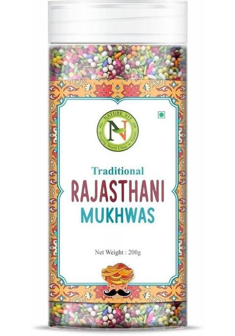 Nature Vit Rajasthani Paan Mukhwas 200G – Meetha Paan Mix, Fresh & Royal Mint, Paan Mouth Freshener&nbsp;&nbsp;(200 G)