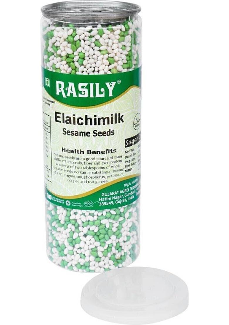 Rasily Elaichi Milk Milk, Sesame, Cardamom Mouth Freshener(Pack Of 02) Milk, Sesame, Cardamom Mouth Freshener (2 X 280 G)