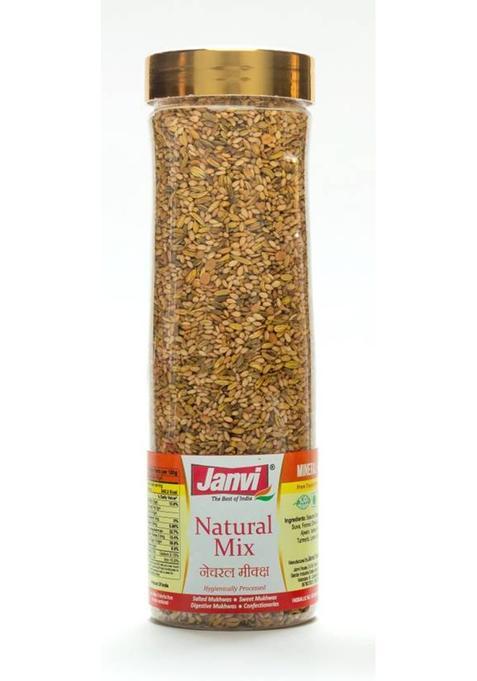 Janvi Foods Special Natural Mukhwas | Natural Tal And Saunf Mukhwas | Digestive Namkeen Mukhwas Mouth Freshener&nbsp;&nbsp;(180 G)
