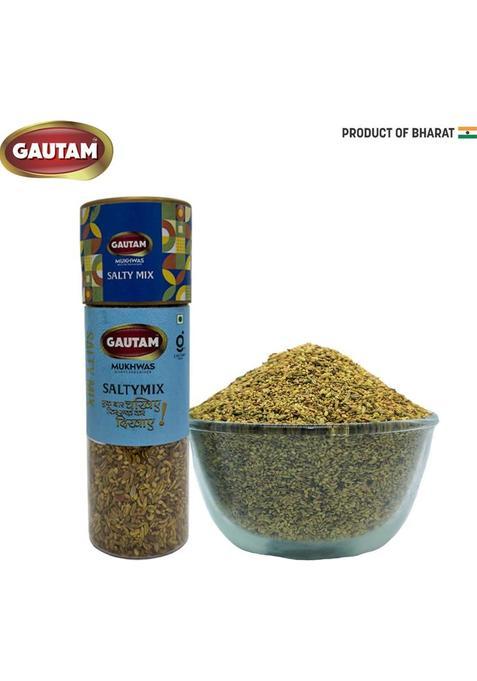 Gautam Salty Mix Mukhwas | Traditional Salty Digestive Mukhwas | Gujarati Mukhwas Mouth Freshener (3 X 110 G)
