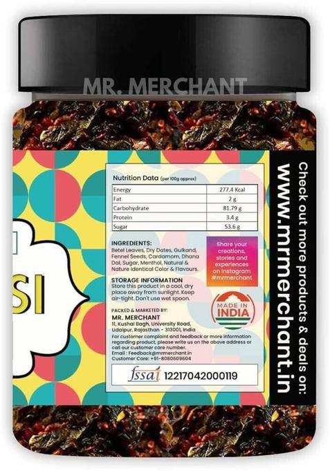 Mr. Merchant Banarasi Meetha Paan Mukhwas [Mouth Freshener, Digestive, After-Meal Snack] Sweet Mouth Freshener (300 G)