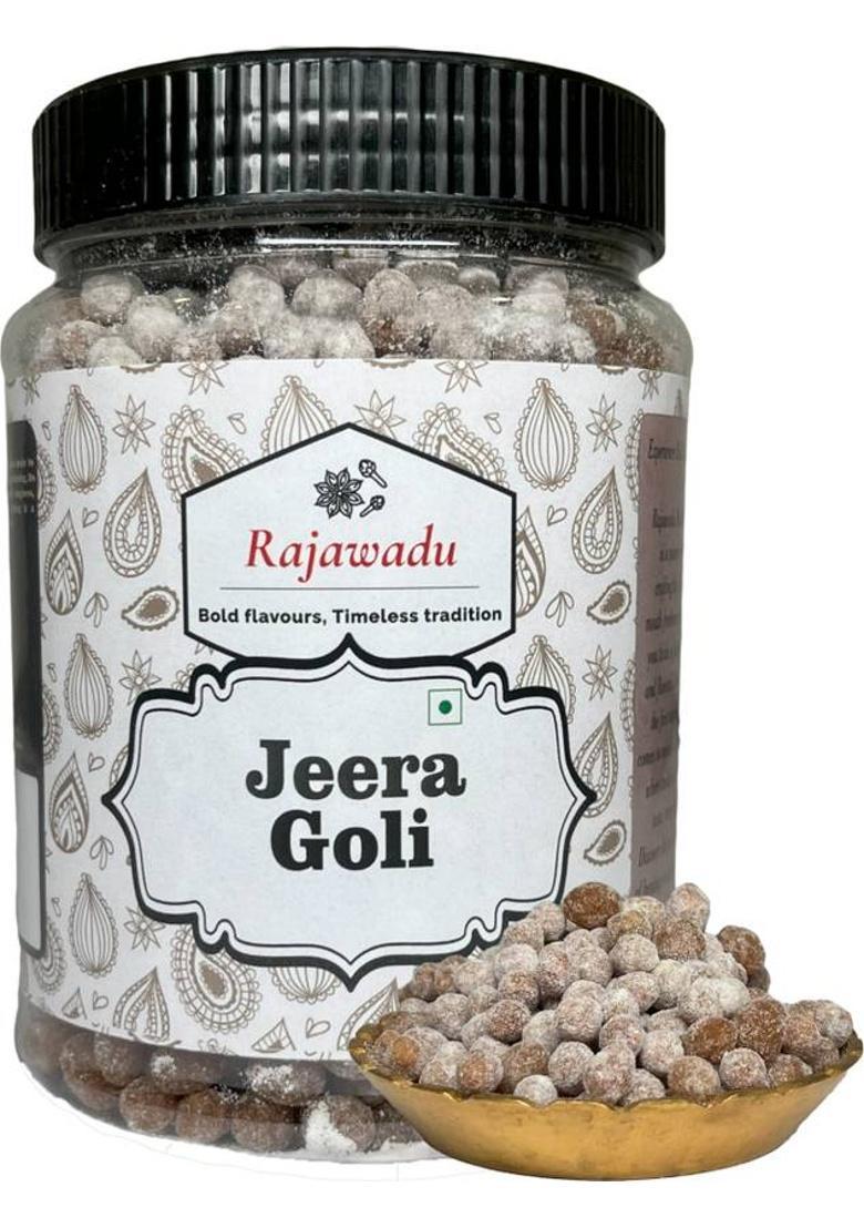 Rajawadu Jeera Goli | Jeera Pachak Goli | Mouth Freshener | Digestives Mukhwas | Jeera Goli, Chatpati Jeera Goli, Pachak Churan Goli, Ayurveda Digestive Mouth Freshener (0.3 Kg)
