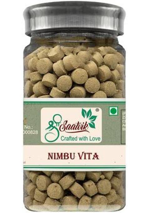 Shree Saatvik Nimbu Vita | Lemon Powder Digestive Pills | After Meal Churan Mukhwas Mouth Freshener (0.16 Kg)