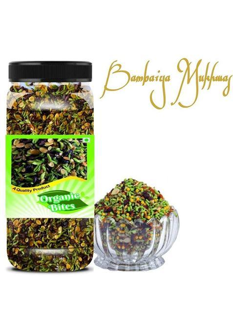 Organic Bites Premium Bambaiya Mukhwas [Jar Pack] (Split Coriander Seeds Mukhwas) Sweet Mouth Freshener&nbsp;&nbsp;(180 G)