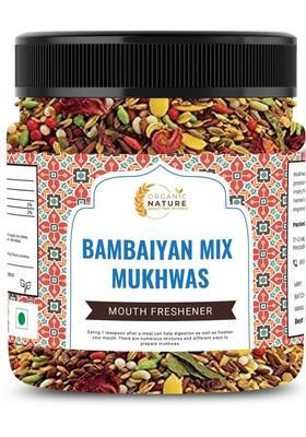 Organic Nature Bambaiya Mix Mukhwas - Authentic Mumbai Flavors For A Delectable Experience Mukhwas Mouth Freshener&nbsp;&nbsp;(300 G)